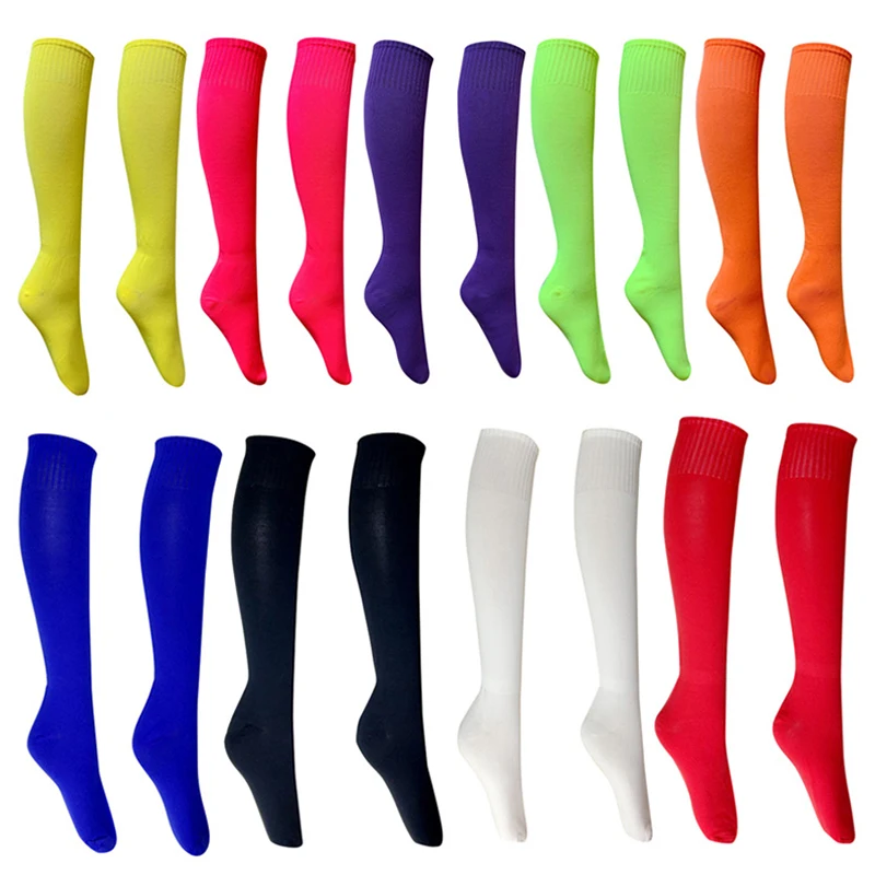 

Football Soccer Socks Breathable Outdoor Sports Rugby Stockings Over Knee High Volleyball Baseball Hockey Adults Long Socks