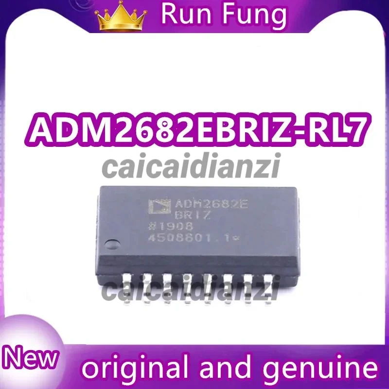 ADM2682EBRIZ-RL7 ADM2682 SOIC-16  RS422, RS485 Digital Isolator 5000Vrms 3 Channel 16Mbps 25kV/µs CMTI  5Pcs/Lot  New Original