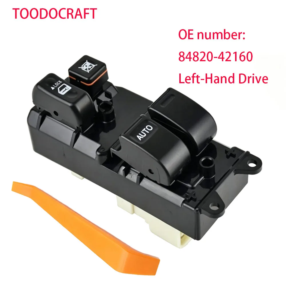 84820-42160 84820-08020 LHD Power Window Switch for Toyota Sienna/RAV4 ACA20 3 Door/2 Door