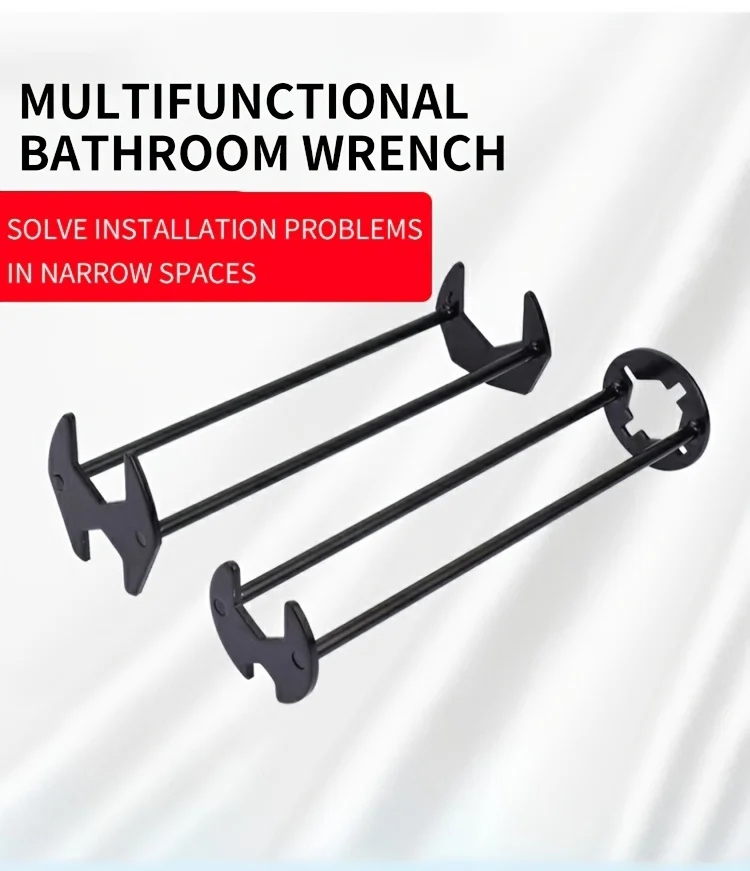 Robuster, verstellbarer Multi-Schraubenschlüssel – Ratschendesign für enge Räume, Sanitär- und Automobilgebrauch