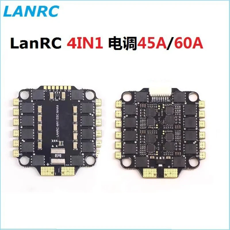 

LANRC 45A 60A 4 in 1 BLHeli_S DSHOT600 2-6S Brushless ESC