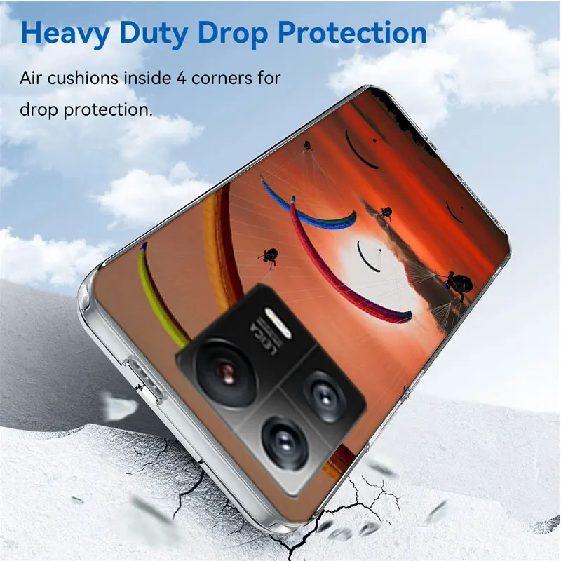 Extreme Adventure Parachuting Cases Phone For Xiaomi Mi 13 12 12T 12X 11 Ultra 11T 11i 10 Lite 10T Pro 9 9T 8 CC9E 6X 5X A3 A2 A