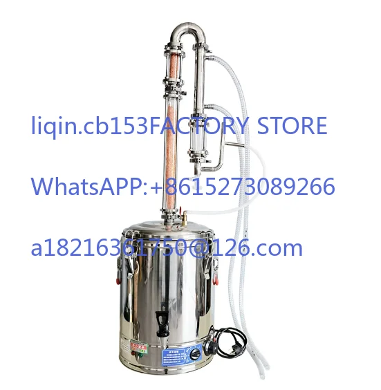 Household small hydrosol distiller Commercial stainless steel essential oil extraction machine Production equipment Automatic