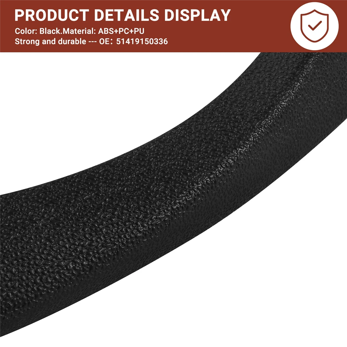 Черная крышка внутренней дверной панели правой ручки для BMW E90 E91 3-Series Sedan 2006-2012 51419150336