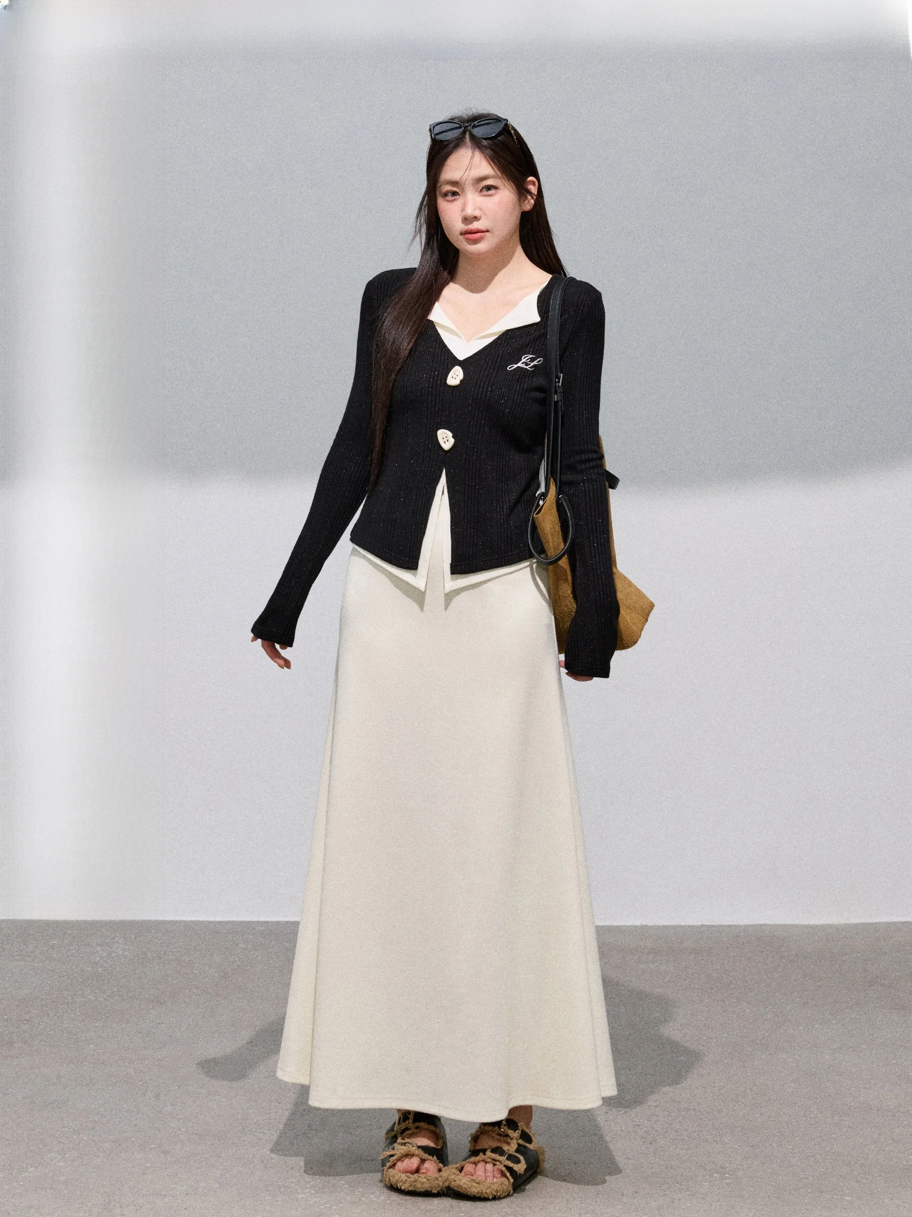 

Комплект из вязаного свитера и юбки с эффектом похудения, больших размеров, для женщин, для повседневной носки, модный осенне-зимний ансамбль