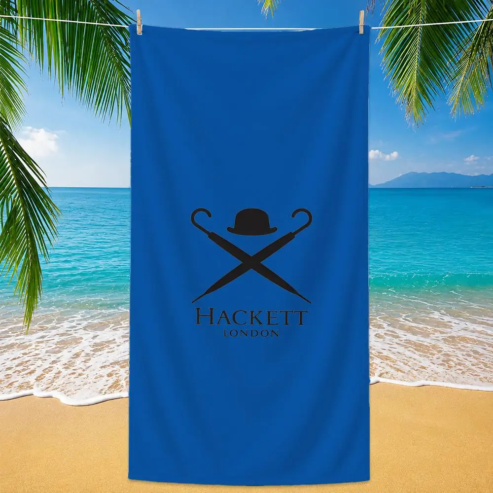 Brand Hackett London Towel Polyester Beach Towel Quick Dry Sand Free Bath Towel for Summer Pool Travel Vacation