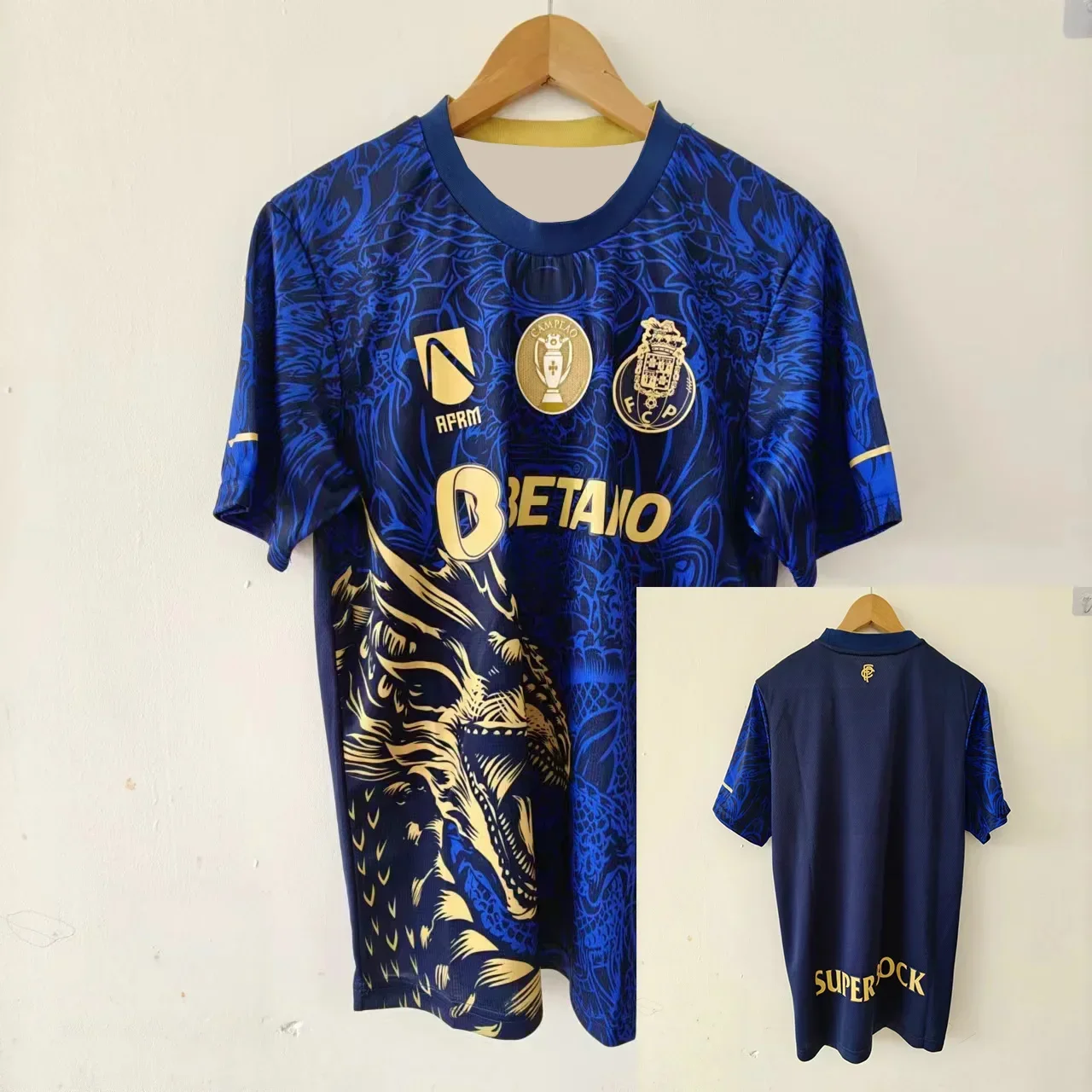 

22-23 Porto Special Edition Джерси Непопулярный футбольный трикотаж Версия для фанатов Одиночный топ с короткими рукавами Тренировочный трикотаж Дышащий 2025