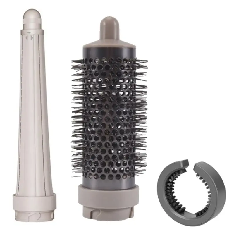 

B82B-Round Brush Attachment For Shark Flexstyle Auto-Wrap Curling Iron Long Conical Barrels Textured Wave Creation