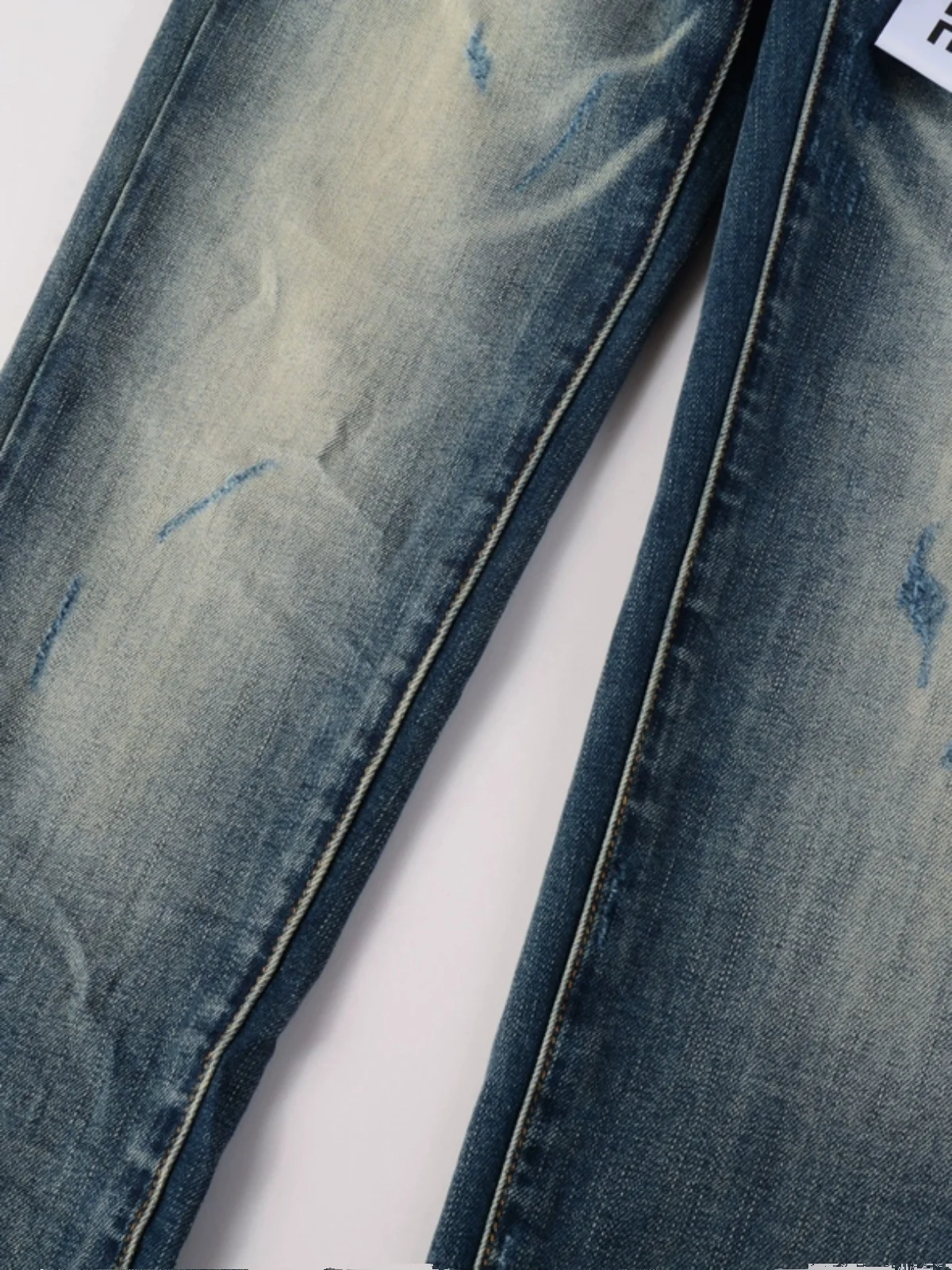 Retro waed elástico fino ajuste jeans masculino primavera novo sle jovem casual calças compridas algodão estiramento denim marca na moda