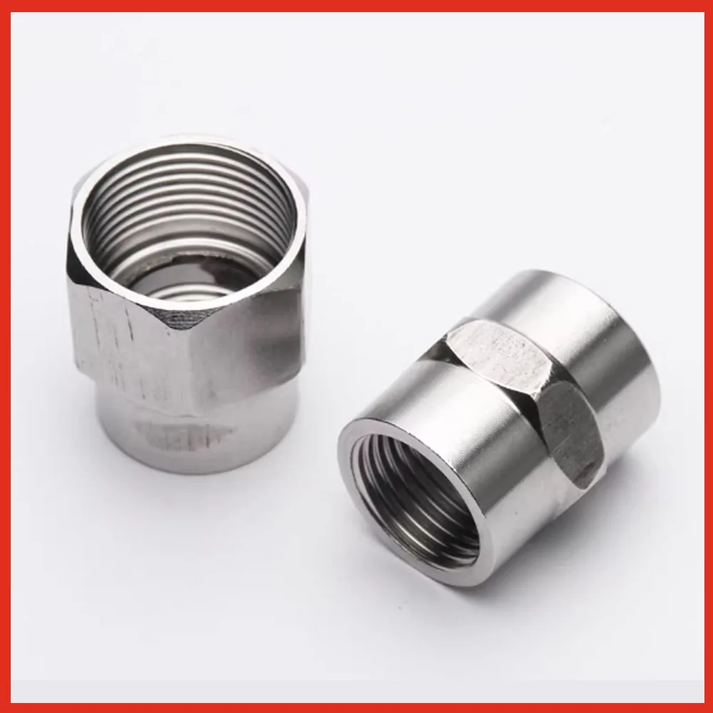 1pc high quality Stainless Steel BSP Male+Female Threaded 3 Way Tee T Pipe Fitting Faucet Bathroom Accessories