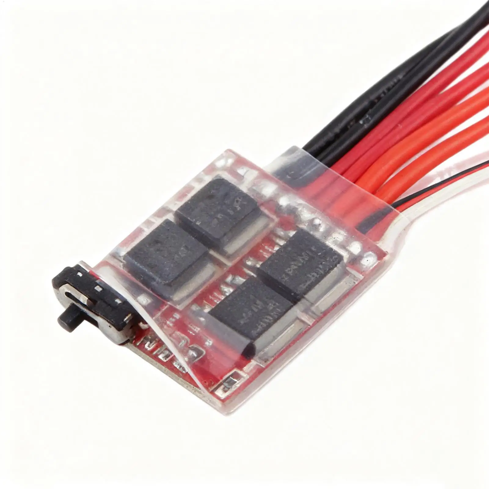 Brushed ESC High Efficiency Multi-level Current Adjustment RC Models Bidirectional Brushed ESC For Boat Underwater Propeller