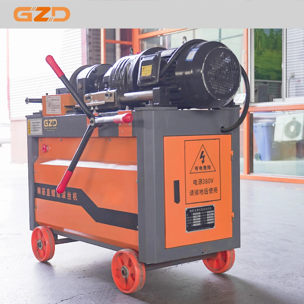Factory Construction Machinery Steel Threading Machine Rebar Thread Rolling Machine