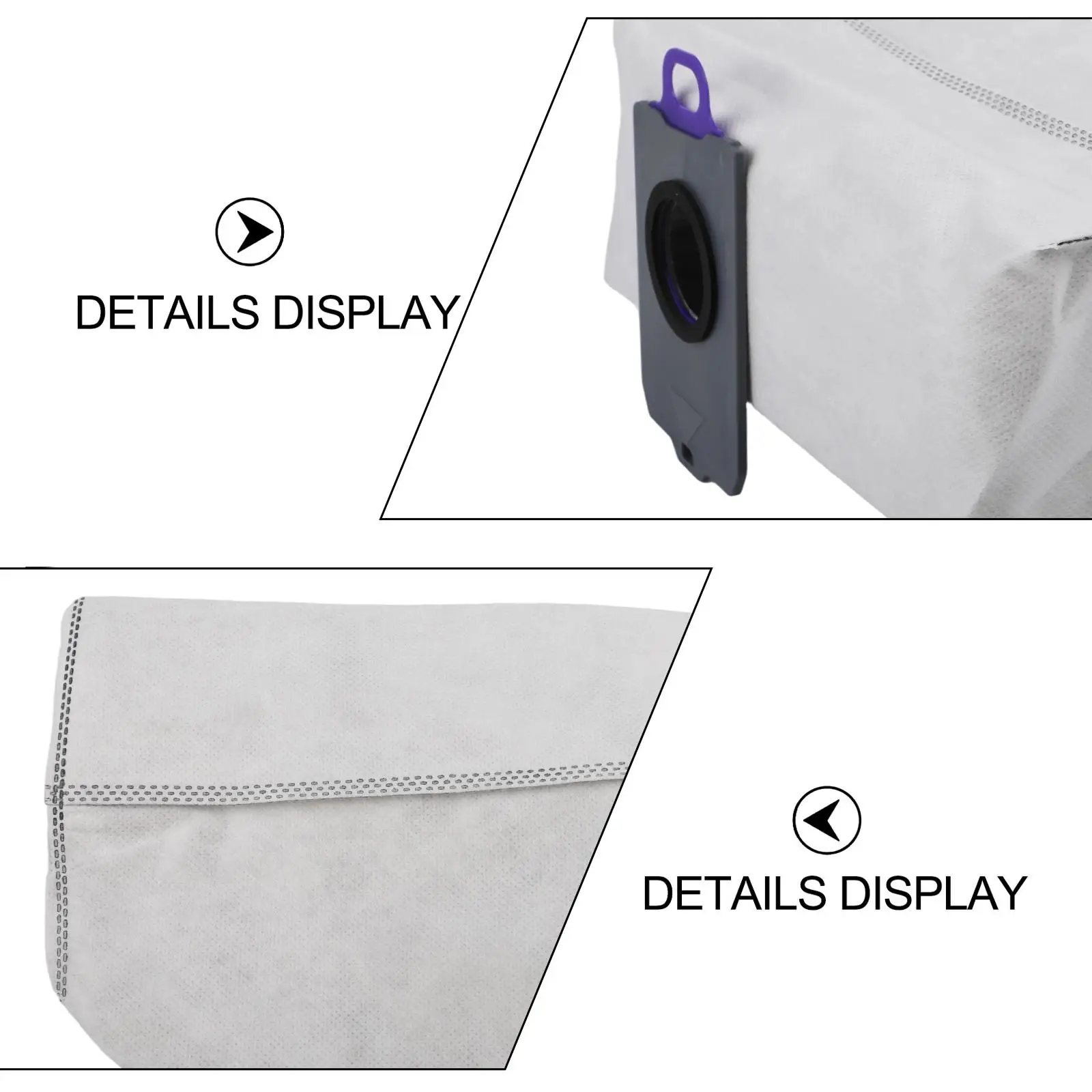 3.5L Capacity Base Station Bags For Base Station Emptying 4 10 Automatic Emptying Vacuum Cleaner Bags Hygienic Dust Containment