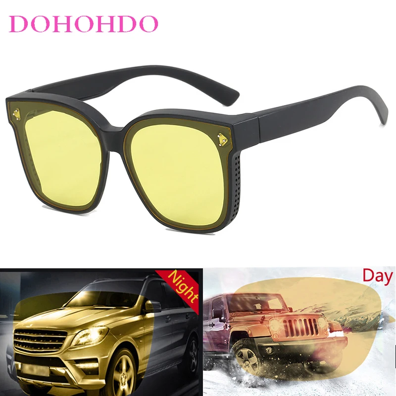 

2026 Trendy Polarized Sunglasses For Women Simple Design Decorative Car Driving Eyewear Unisex Night Vision Goggles Lady UV400