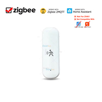 ZigBee Human Motion Sensor Radar Mmwave Temperature and Humidity Sensor Security Burglar Works With Home Assistant Zigbee2MQTT