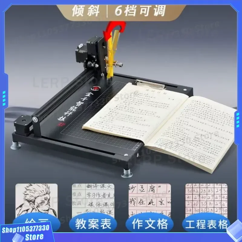 Automatic Handwriting Robot AI Teaching Note Writing Machine for Engineering Form Filling Assistant Smart Typewriter Device