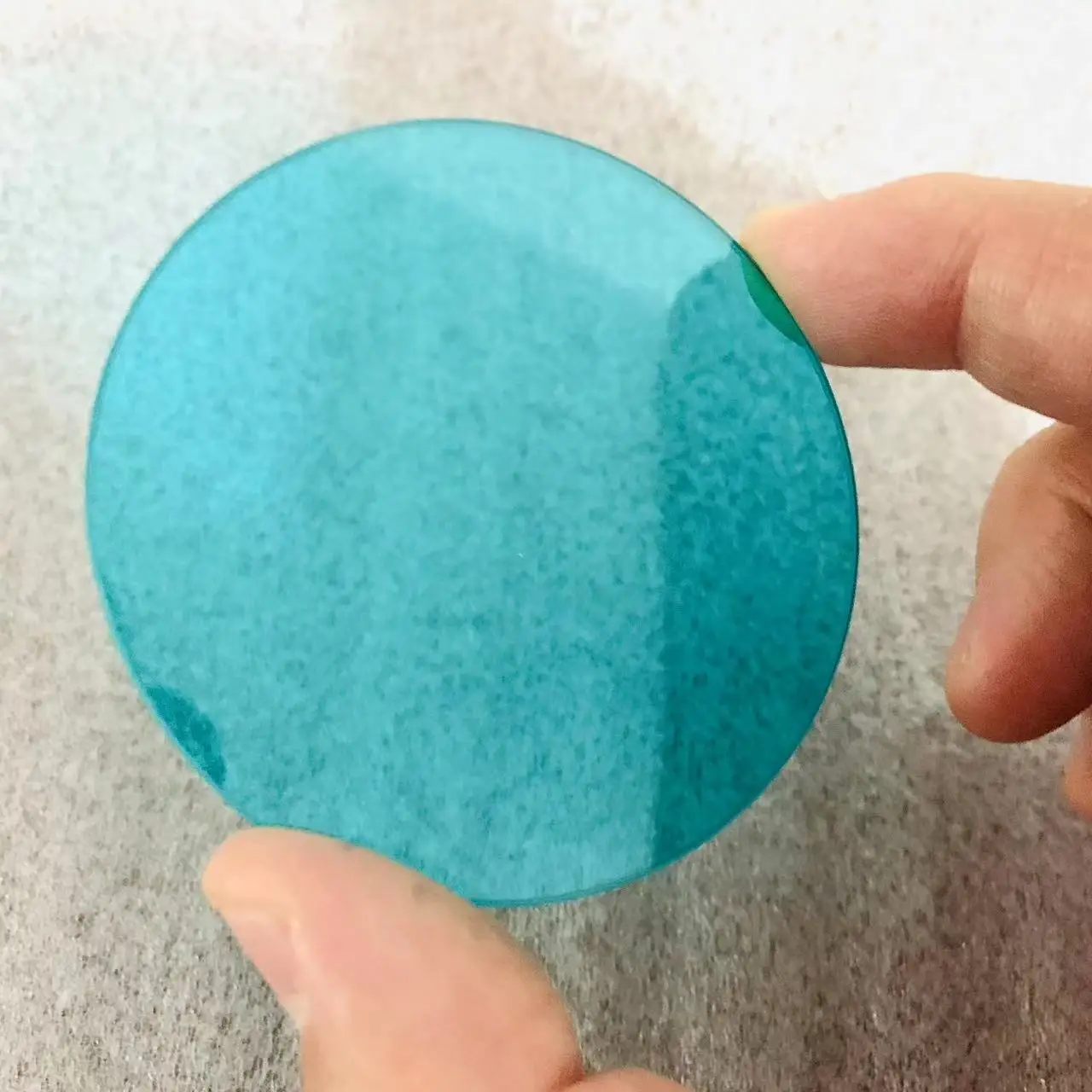 Filtro de cristal redondo azul para fotografía, accesorio de varios tamaños, diámetro de 69mm, BG39, QB39