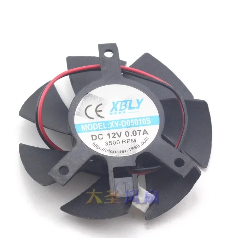 

Новый вентилятор ЦП для XBLY XY-D05010S 12V 0.09A 0.07a, охлаждающий вентилятор для графической карты