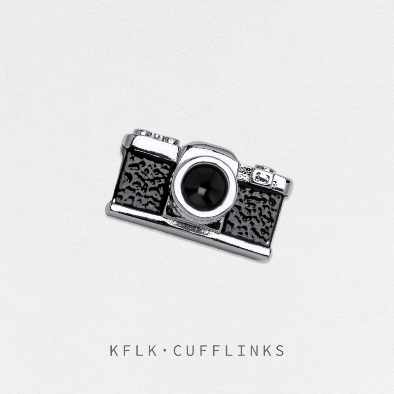 KFLK Fashion Camera Brooch Pins Exquisite Brand Brooches For Women Mens Costumes Badge Brooch Jewelry Wholesale