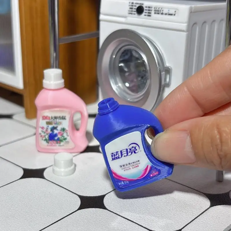 

1 Piece Dollhouse Mini Laundry Detergent Model Supermarket Miniature Scene Decoration Doll Accessories