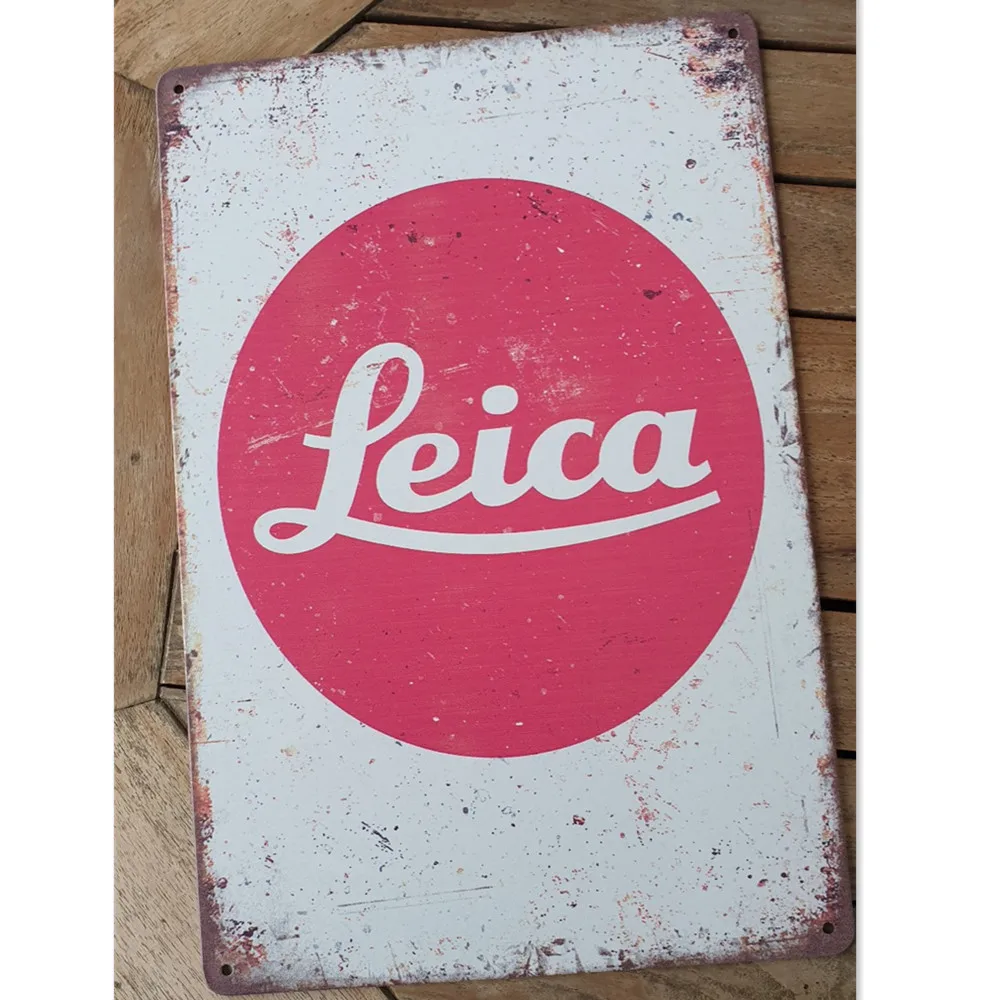 

Leica Metal Sign Vintage Metal Plates Cafe Pub Club Home Wall Decor Tin Signs Retro Plaque Metal Painting Wall Decor Sticker