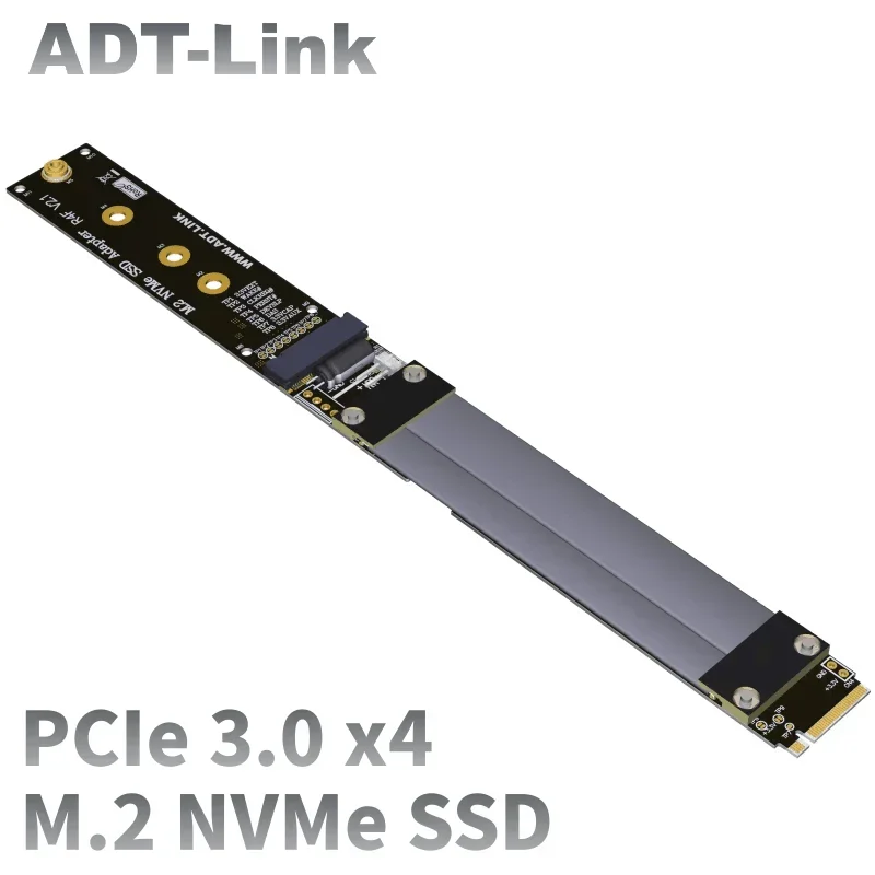 

Адаптер ADT-Link M2 для M Key SSD к PCI Express 3,0 X4 PCI-E удлинитель для M.2 для NVMe SSD Удлинительный кабель твердотельный накопитель карта расширения R44SF