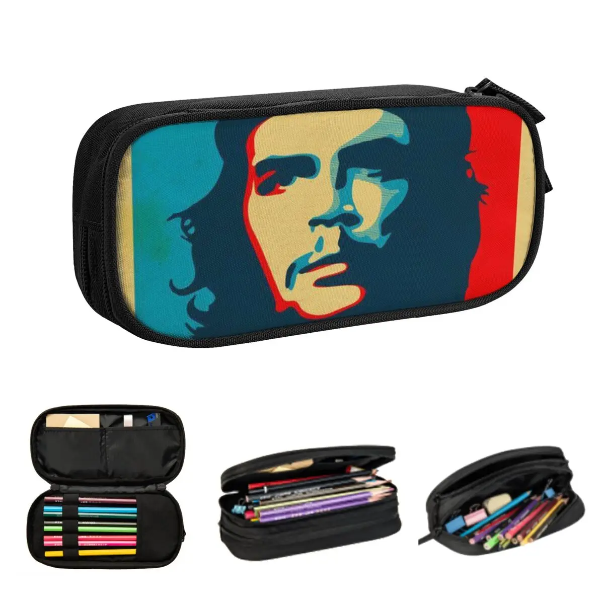 

Че Гевара (13) пеналы, большие сумки для ручек, коробка для ручек, пенал для мальчиков и девочек, студентов, канцелярские принадлежности, школьный офис