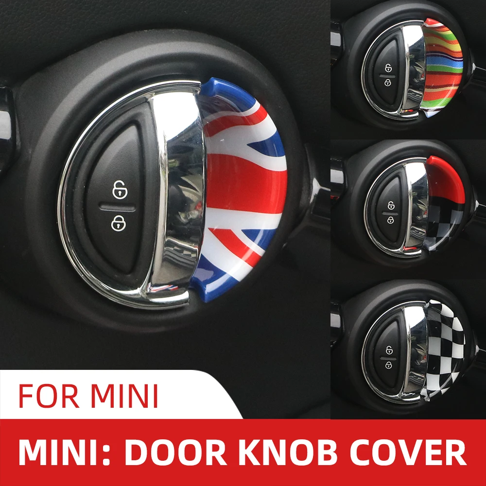 

ABS Material UV Protected accessory Interior Door Knob Cover For mini cooper F56 F57 F60 F54 F55