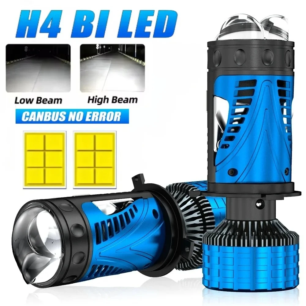 8800wハイパワーh4-ledヘッドライトプロジェクターレンズcanbus超高輝度6500kターボファンライト9003-hb2車-バイク用12v