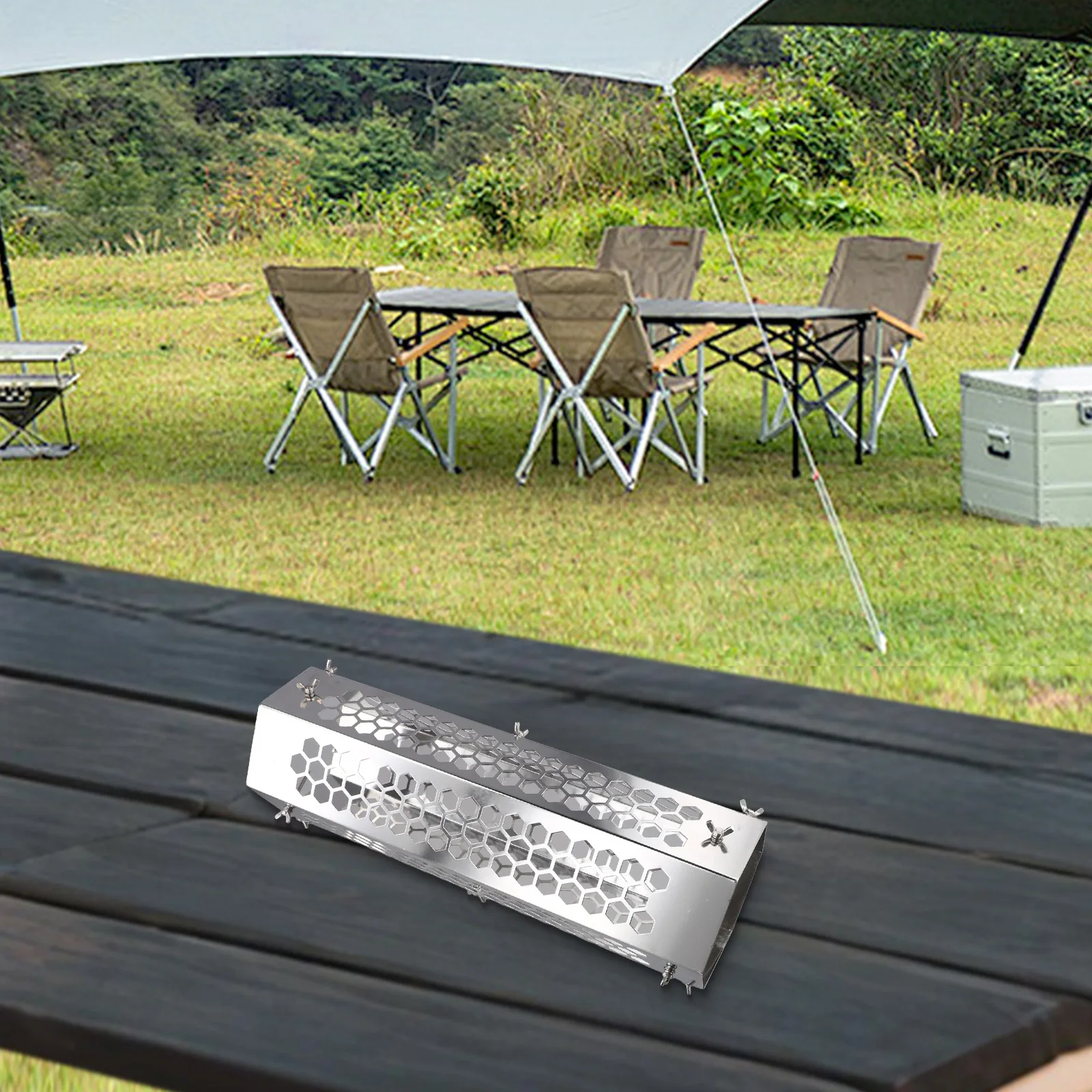 

Открытый кемпинг около 600 г, горячая палатка для кемпинга, дровяная печь, регулируемый винтовой стержень, дымохода 5 см-10 см, долговечность и функциональность