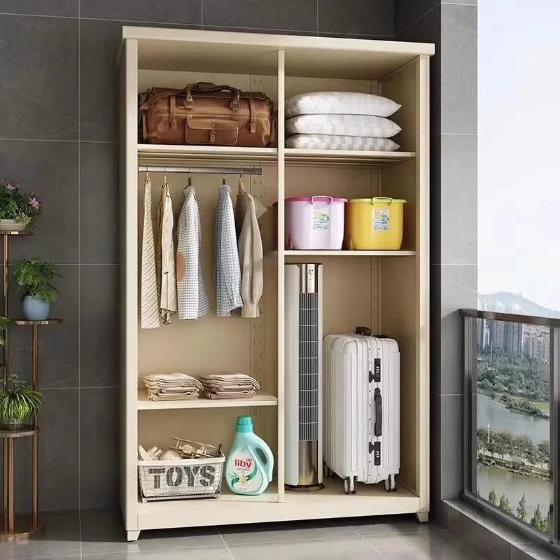 Outdoor Balcony Storage Cabinet Waterproof Sunscreen Iron Wall Mounted Wardrobe Large Capacity Household Sundries Organizer