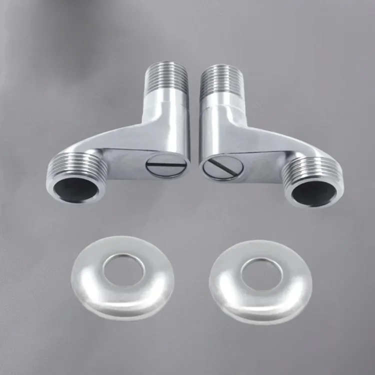 304 Stainless Steel Shower Adjustable Eccentric Connectors, 70-230mm Offset Extender Set
