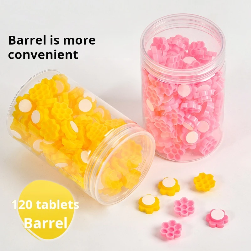 120 unids/caja autoadhesivo extensión de pestañas pegamento tazas retardo taza injerto herramienta de maquillaje de pestañas tatuaje adhesivo pigmento tazas