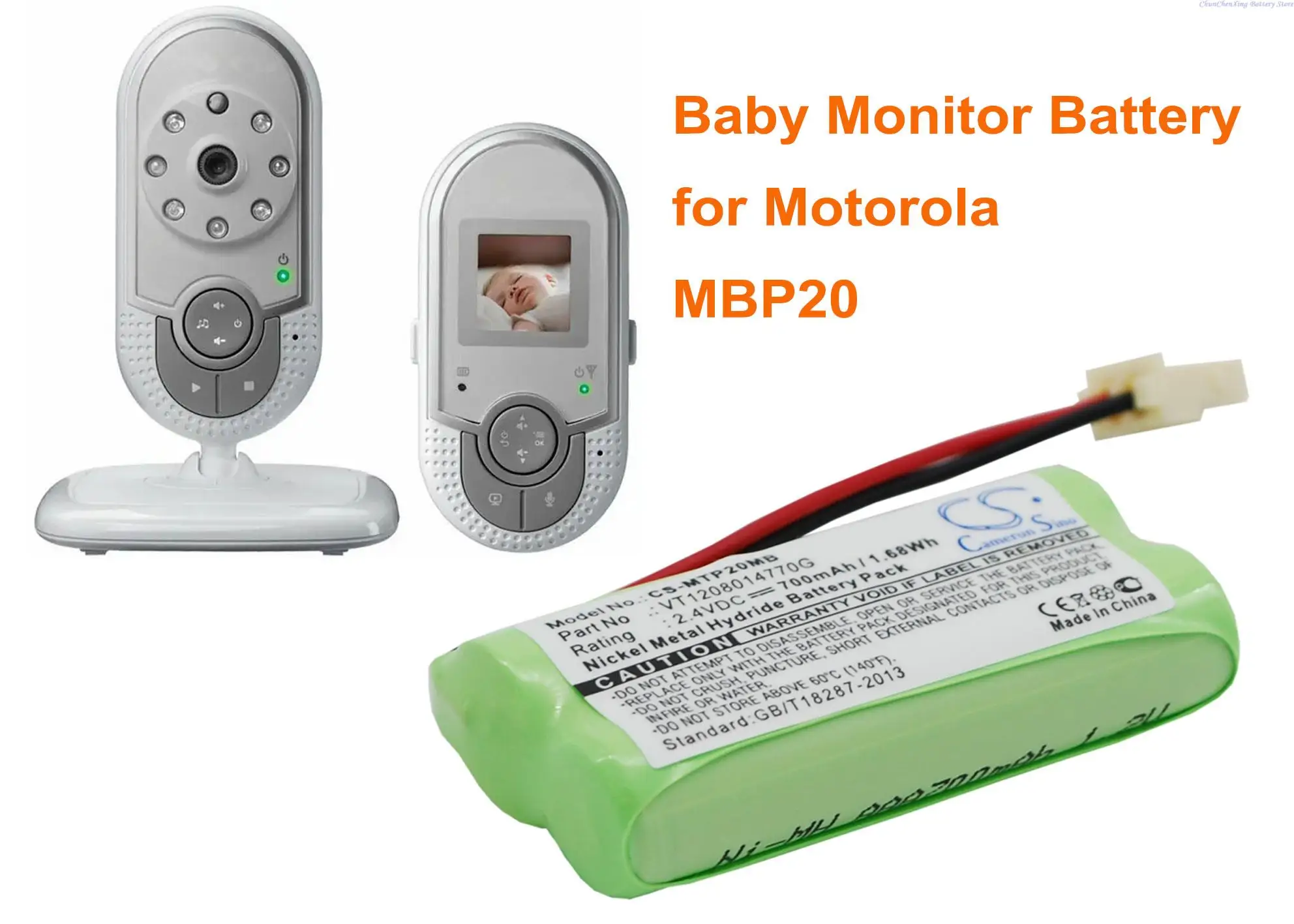

Cameron Sino 700mAh BabyPhone Battery VT1208014770G for Motorola MBP20