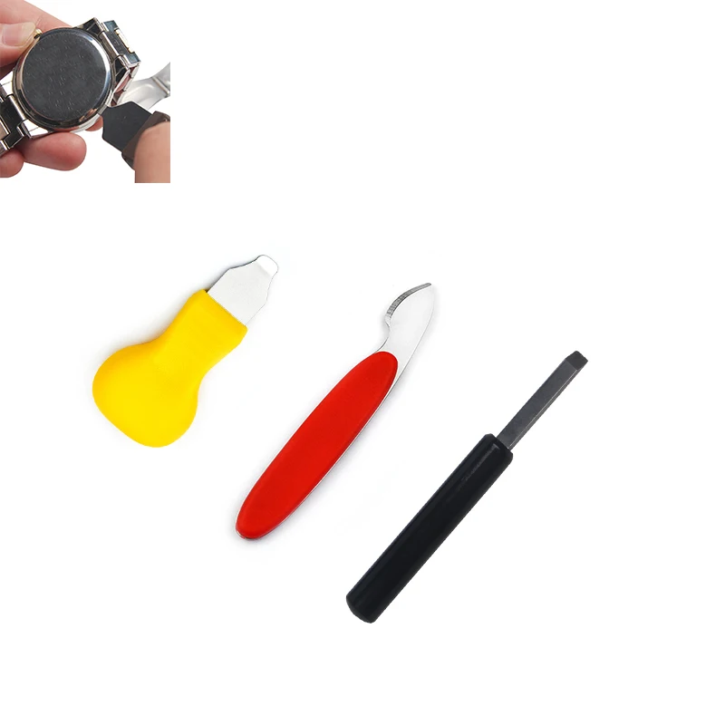 1/3PCS Watch Repair Tool Watch Case Opener Knife Back Cover Pry Remover for Battery Replacement Accessory Repair