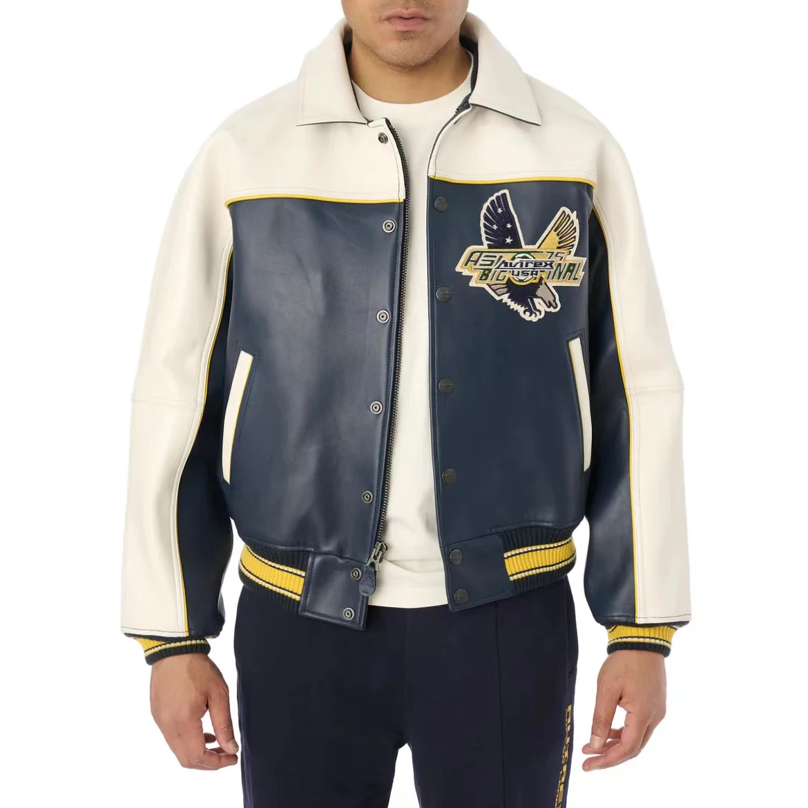 Spring Autumn High Quality Authentic Outdoors European American Size Genuine Leather Jacket Men Women Brand Jackets