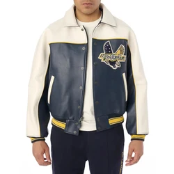 Spring Autumn High Quality Authentic Outdoors European American Size Genuine Leather Jacket Men Women Brand Jackets