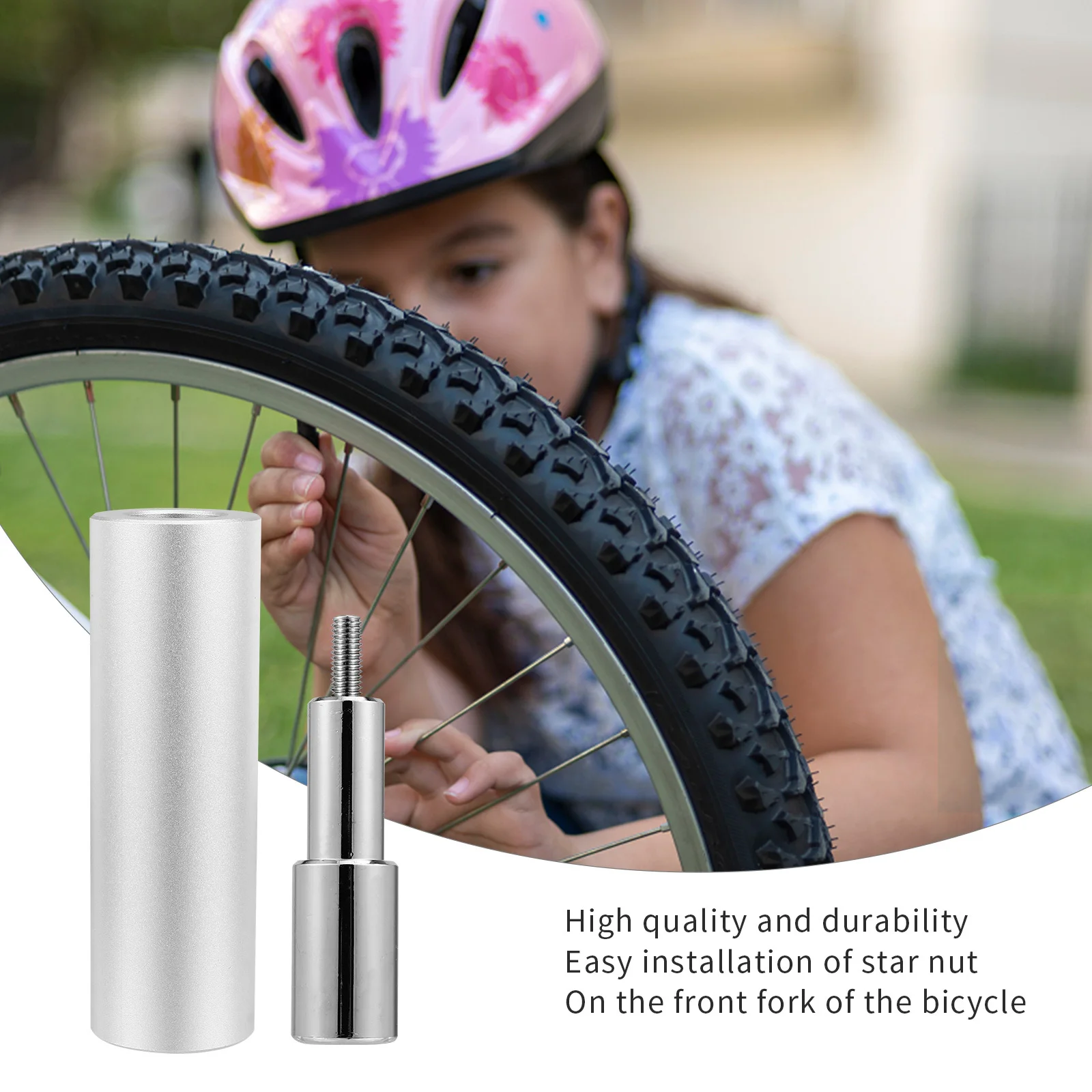1 مجموعة عباد الشمس أداة الجوز واضع 28.6 مللي متر شوكة سماعة المثبت ل الألومنيوم الصلب سبائك التيتانيوم الدراجات الدراجات