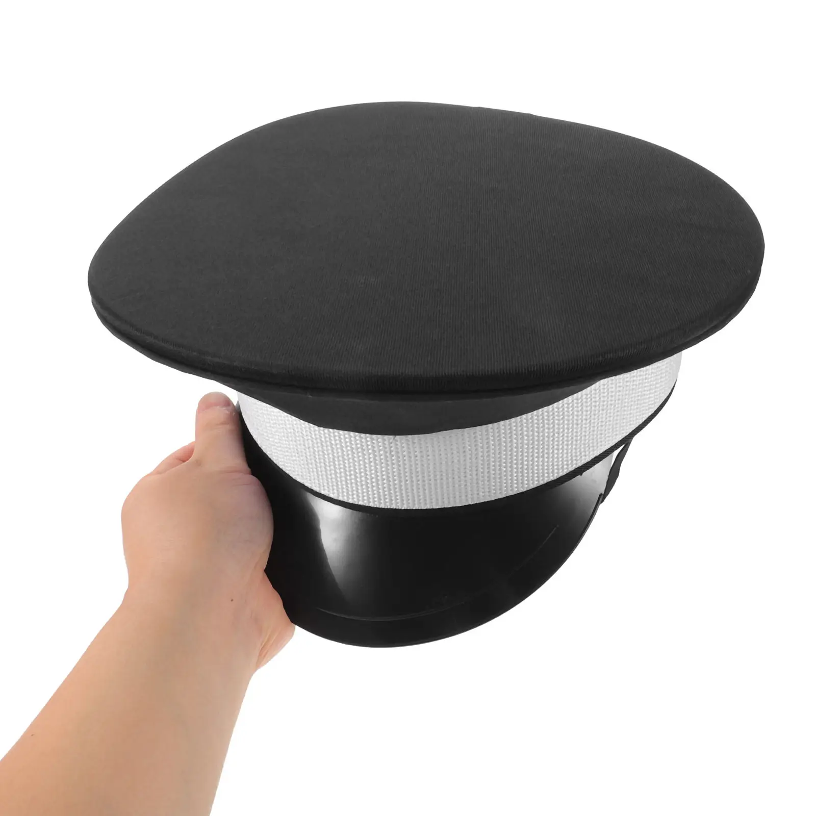 

Official Style Police Cap for Ceremony Parade Security Duty Event Costume Accessory Adult Unisex Performance Headgear