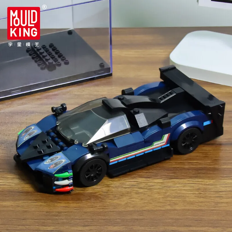 

Mold King Mini Роскошный автомобиль серии гоночный комплект строительных блоков 27094 крутой спортивный автомобиль с коробкой для дисплея сборка кирпичей игрушка подарок ребенку