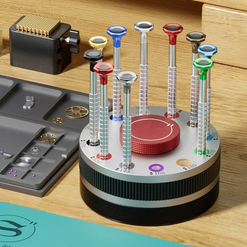 12PCS Precision Screwdriver Set Watch Repair Kit Anti Magnetic Slip Resistant for Glasses Phone Jewelry