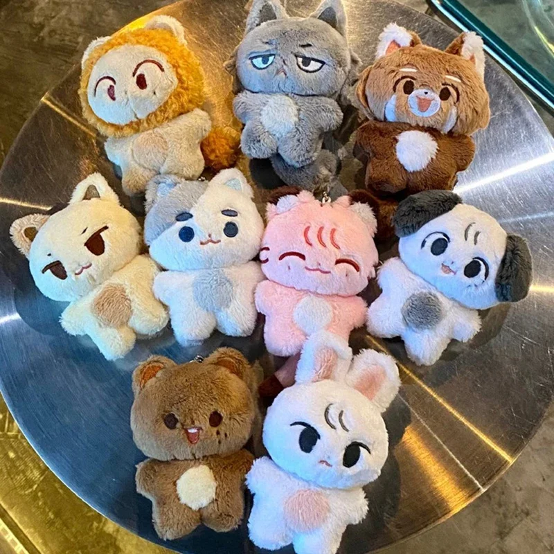 Kpop Cartoon HAECHAN JaeHyun Doyoung Same Plush Keyrings Jungwoo Taeyoung Mark Keychains Key Rings Free Shipping