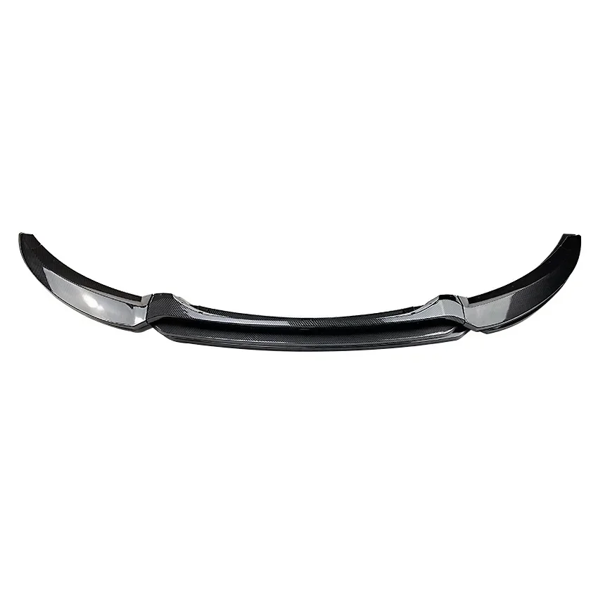 Gloss Black Or Carbon Look Car Front Bumper Lip Splitter For BMW 1 Series E82 E88 2008-2013 Bumper Canard Lip Splitter Body Kit