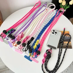 INS Color Adjustable Phone Strap Crossbody Lanyard Stylish Sport Lanyard Long Mobile Phone Rope Pendant For iPhone Camera Strap