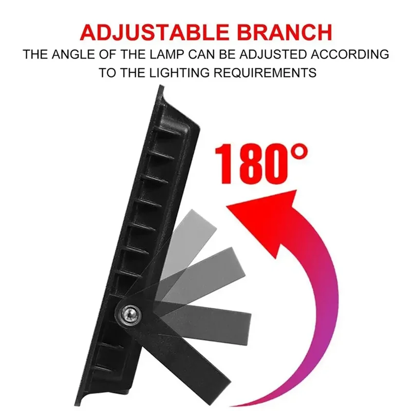 ABBO-RGB Flood Light RGB Reflector IP66 LED Spotlight With Remote Projector Lamp Outdoor Garden Lighting