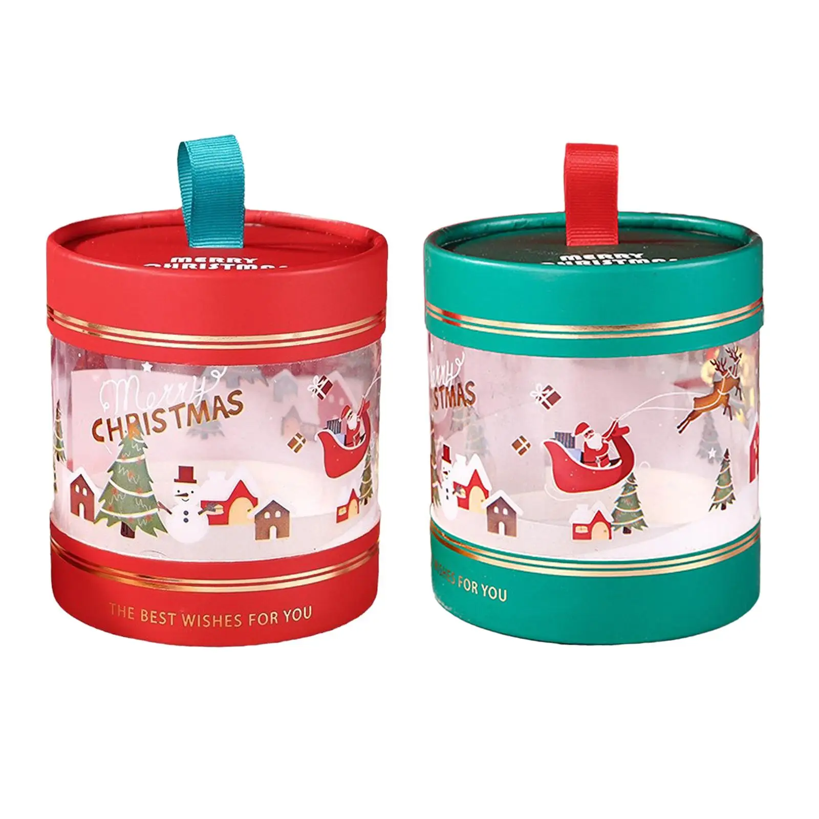 Christmas Candy Box Biscuit Box for New Year Festival Christmas Decoration