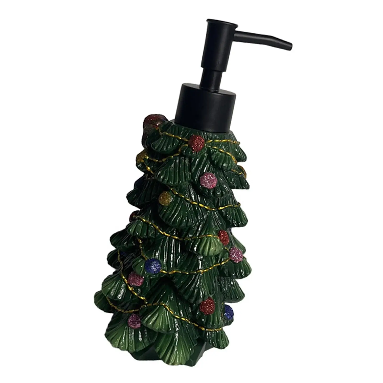 

Christmas Tree Soap Liquid Dispenser Versatile Cute Container Empty Pump Bottle Empty Lotion Dispenser for Washroom Kitchen Dorm