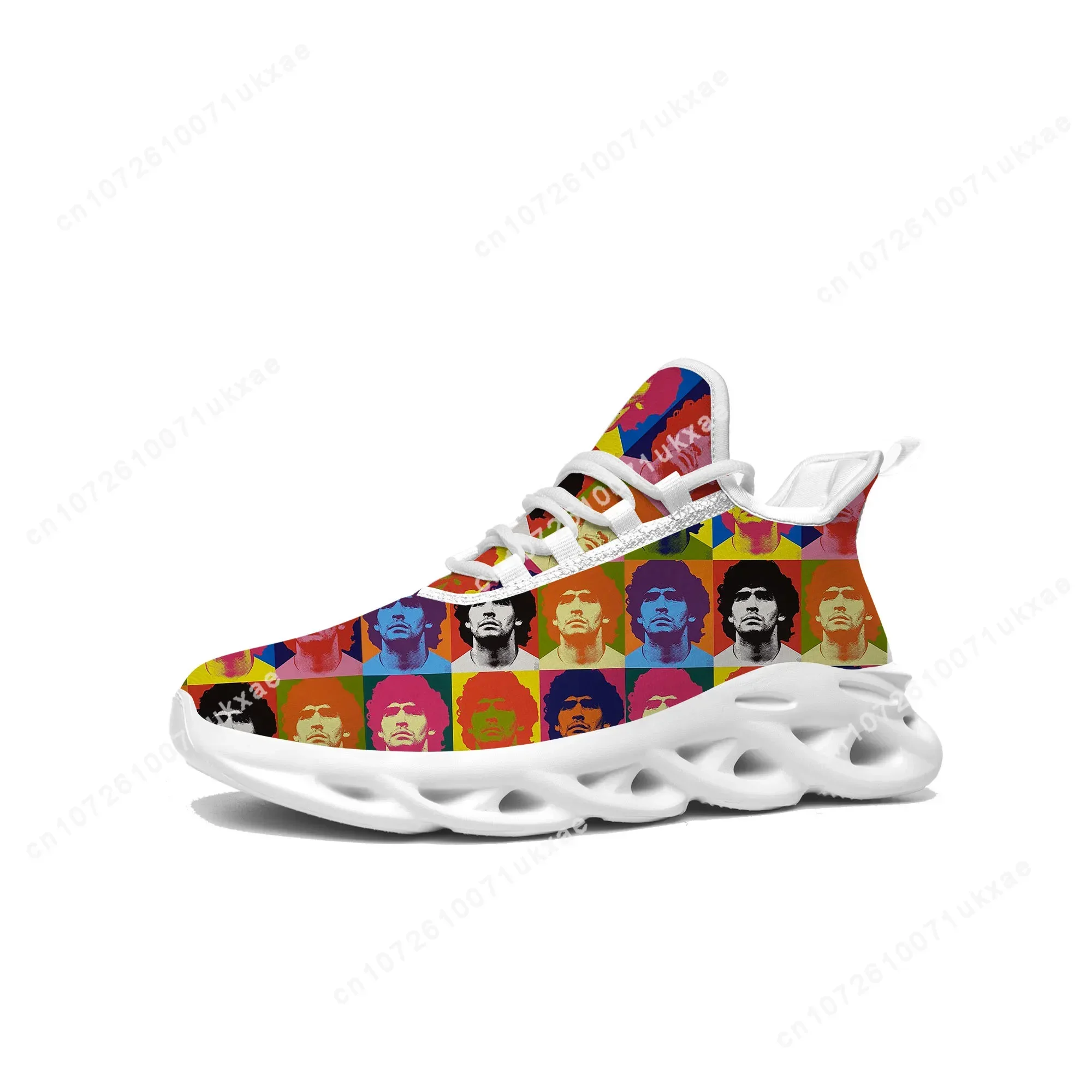 Diego Maradona football player Flats Sneakers Mens Womens Sports Running Shoes High Quality DIY Sneaker customization Shoe