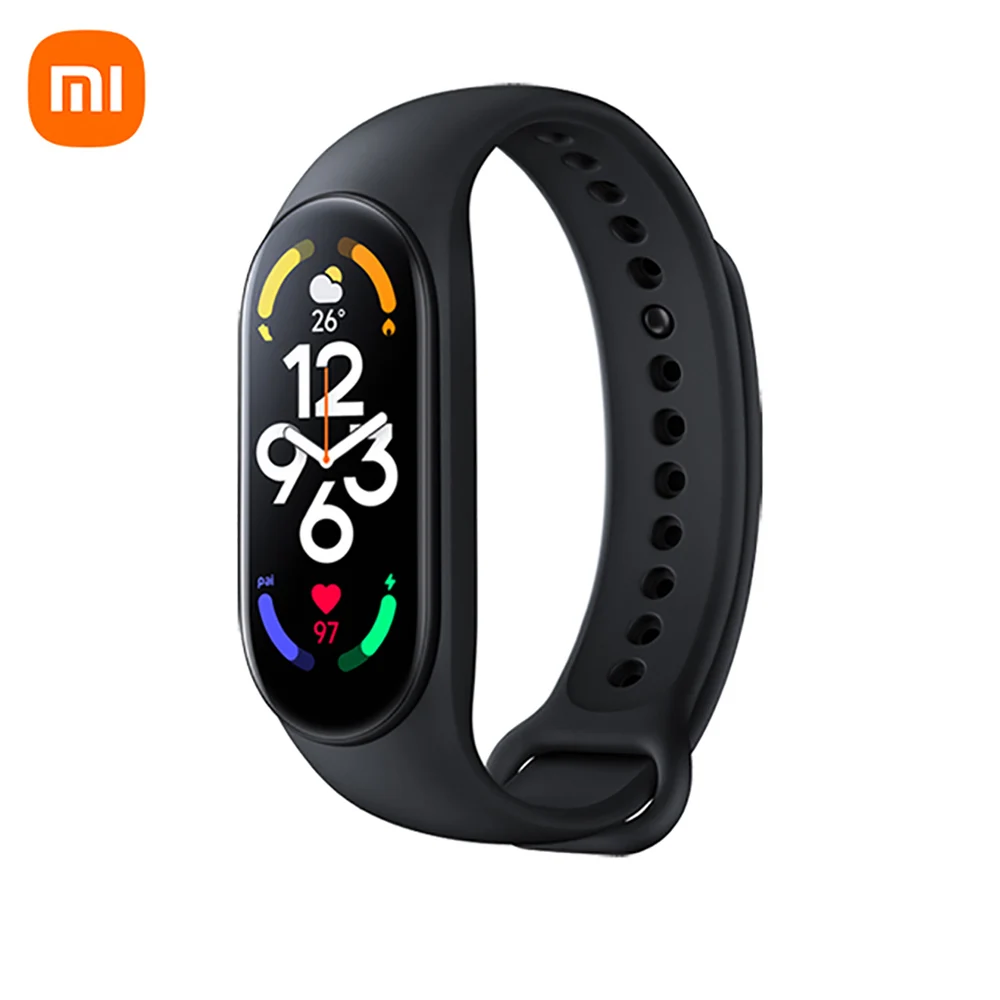 

Xiaomi Mi Band 7 Smart Bracelet, Bluetooth 5.2,VO2 Max,Sport Analysis 1.62"AMOLED,120 Workout Modes,5 atm Waterproof Smart Band