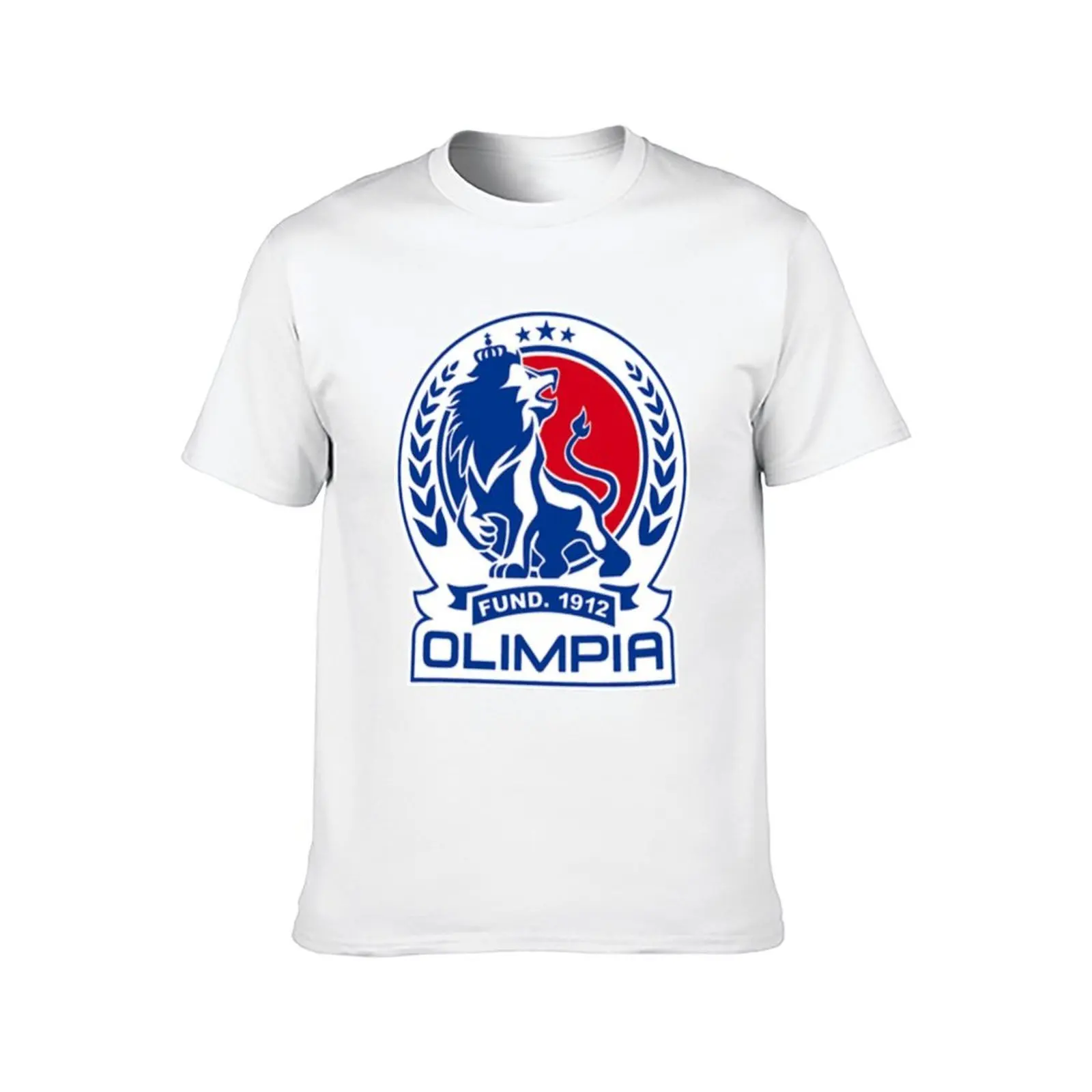 تي شيرت Club Deportivo Olimpia تي شيرت للرجال من القطن الناعم تي شيرت رجالي من القطن